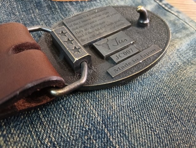 JUN COMPANYオリジナルデザイントップバックル 【暴れ馬】 JC-007