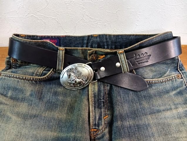 JUN COMPANYオリジナルデザイントップバックル 【暴れ馬】 JC-007