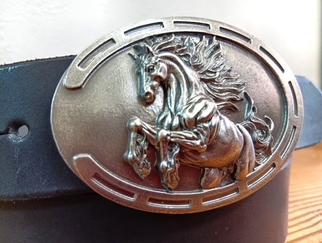 JUN COMPANYオリジナルデザイントップバックル 【暴れ馬】 JC-007