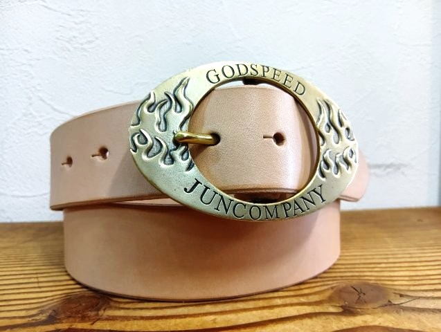 JUN COMPANYオリジナルデザインギャリソンバックル 【ファイヤー