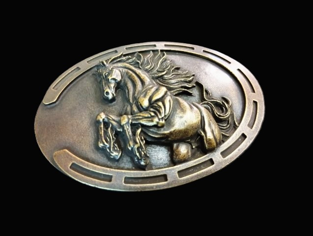 JUN COMPANYオリジナルデザイントップバックル 【暴れ馬】 JC-007