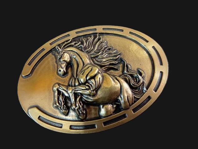 アクセサリー Jun JUN COMPANYオリジナルデザイントップバックル 【暴れ馬】 JC-007